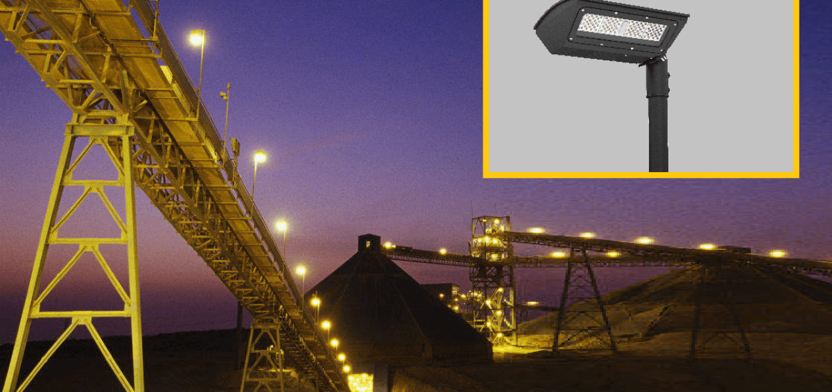 What are the uses for industrial conveyor lighting in the mining industry?